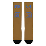 Custom Khaki Sky Blue Knee-High Sock