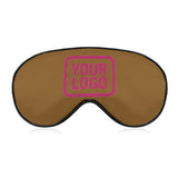 Custom Khaki Pink Sleep Mask