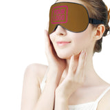 Custom Khaki Pink Sleep Mask