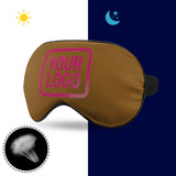 Custom Khaki Pink Sleep Mask