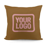Custom Khaki Light Pink Pillowcase