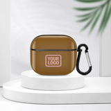 Custom Khaki Light Pink AirPods Case (3rd Generation)