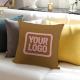 Custom Khaki Light Pink Pillowcase