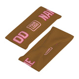 Custom Khaki Light Pink Sports headband