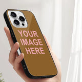 Custom Khaki Light Pink Phone Case