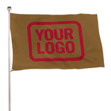 Custom Khaki Red Flag