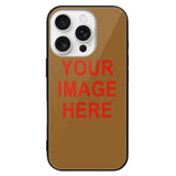 Custom Khaki Orange Red Phone Case