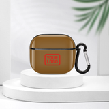 Custom Khaki Orange Red AirPods Case (3rd Generation)