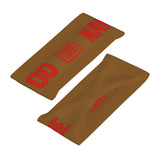 Custom Khaki Orange Red Sports headband