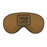 Custom Khaki Black Sleep Mask