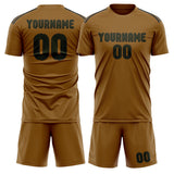 Custom Khaki Olive Soccer Jersey