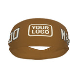 Custom Khaki Cream Sports headband