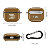 Custom Khaki Cream AirPods Case (3rd Generation)