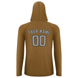Custom Khaki Gray UV-Hoodie