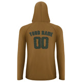 Custom Khaki Dark Green UV-Hoodie