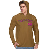 Custom Khaki Pink UV-Hoodie