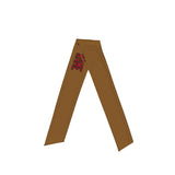 Custom Khaki Red Headband