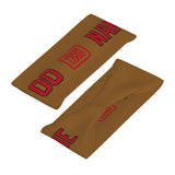 Custom Khaki Red Sports headband