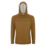 Custom Khaki Yellow UV-Hoodie
