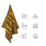 Custom Khaki Yellow Beach Towel