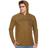 Custom Khaki Khaki UV-Hoodie