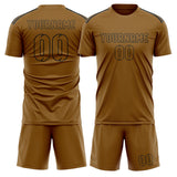Custom Khaki Khaki Soccer Jersey