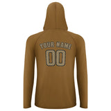 Custom Khaki Light Khaki UV-Hoodie