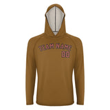 Custom Khaki Copper Rose UV-Hoodie