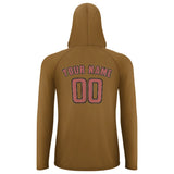 Custom Khaki Copper Rose UV-Hoodie