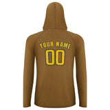 Custom Khaki Gold UV-Hoodie