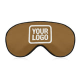 Custom Khaki White Sleep Mask