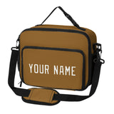 Custom Khaki White Lunch Bag