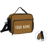 Custom Khaki White Lunch Bag