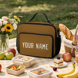 Custom Khaki White Lunch Bag