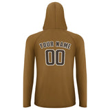 Custom Khaki Brown UV-Hoodie