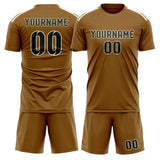 Custom Khaki Olive Soccer Jersey