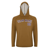 Custom Khaki Purple UV-Hoodie