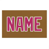 Custom Khaki Pink Beach Towel