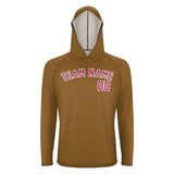 Custom Khaki Pink UV-Hoodie