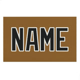 Custom Khaki Black Beach Towel