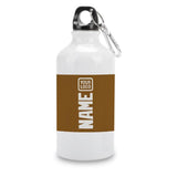 Custom Khaki White Sports Bottle
