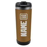 Custom Khaki White Stainless Steel Water Cup