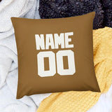 Custom Khaki White Pillowcase