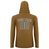 Custom Khaki Dark Grey UV-Hoodie