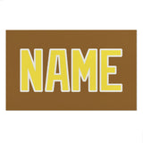 Custom Khaki Light Yellow Beach Towel