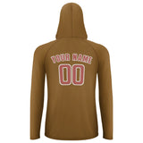 Custom Khaki Copper Rose UV-Hoodie