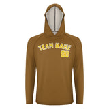 Custom Khaki Gold UV-Hoodie