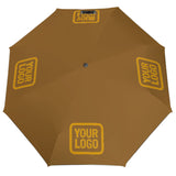 Custom Khaki Yellow Automatic Umbrella