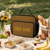 Custom Khaki Yellow Lunch Bag