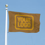 Custom Khaki Yellow Flag